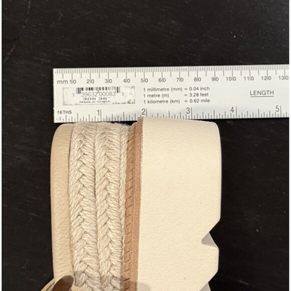 New MIA Orla Slip On Wedge Buckle Womens Chunky Tan Beige Sandals Size 11 - Picture 11 of 12